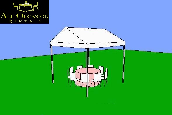 10' x 10' Frame Style Tent